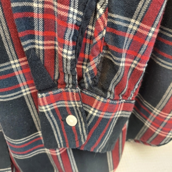 H & M Womens Size 14 Long Sleeve Flannel - Picture 3 of 6